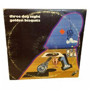 Three Dog Night Golden Bisquits (Vinyl, 1972) Dunhill DSX 50098 Good+ LP Record